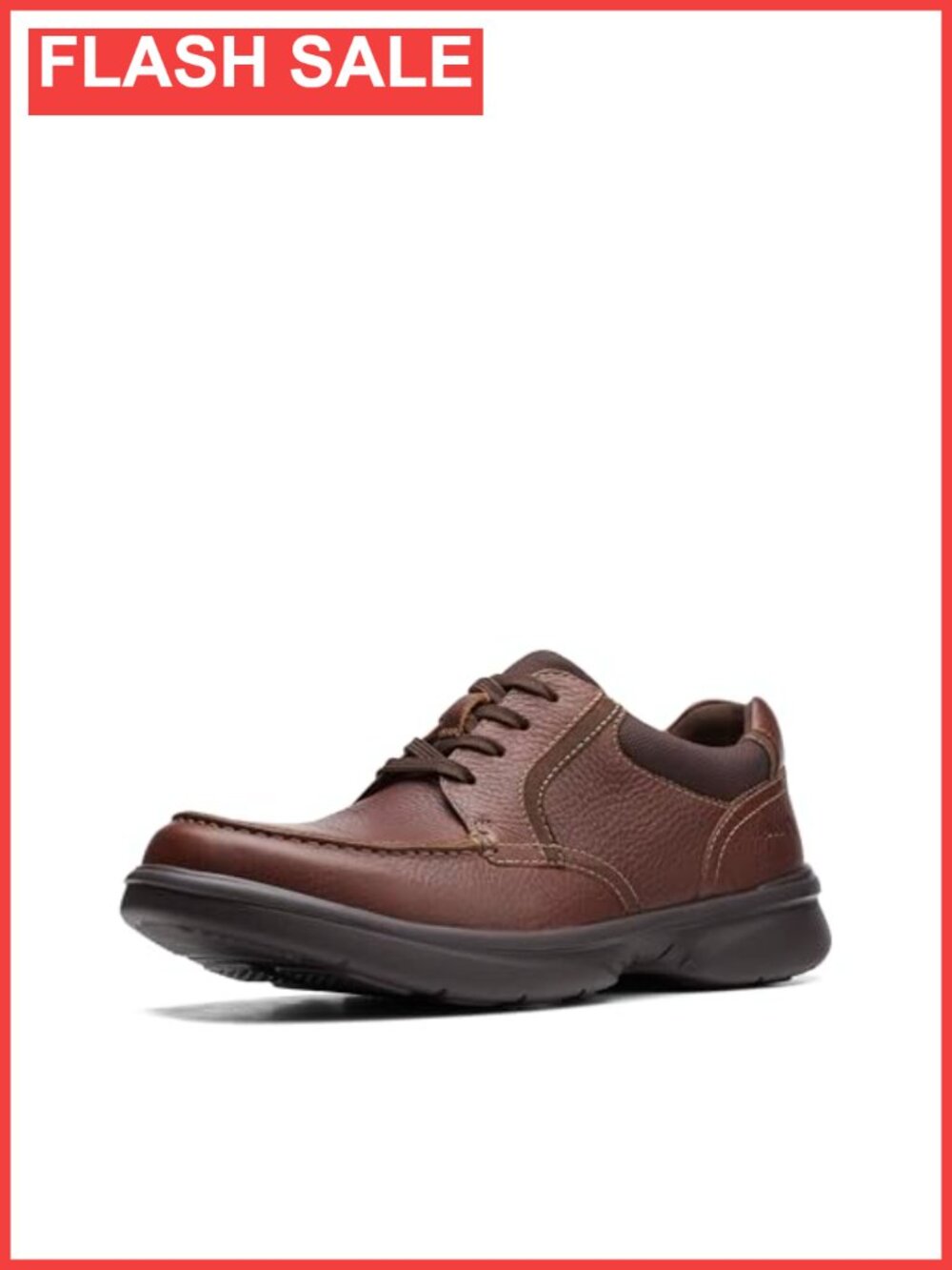 Men's Tumbled Leather Oxford Lace-Up Shoes OrthoLite Comfort